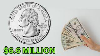 Top10 Ultra Quarter Dollar Rare commutative quarter Dollar coins worth big money!Coins worth money!