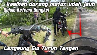NOLONGIN MOTOR MOGOK | MOTOVLOG INDONESIA