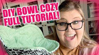 DIY Bowl Cozy! - FULL (easy!) TUTORIAL 