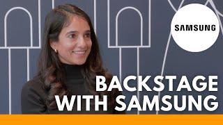 Backstage with Samsung || Interviewed by Captiv8