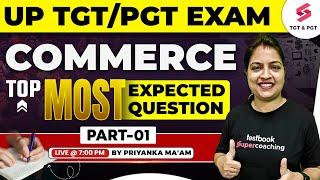 UP TGT PGT Commerce Classes 2024 | UP TGT PGT Commerce Questions #1 By Priyanka Ma'am