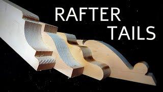 Cut Moldings on Wooden Rafter Tails with a Jigsaw