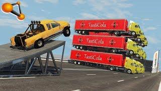 BeamNG.drive - Jumping On Cars Compilation