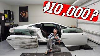 You Won't Believe How Much a Replacement Lamborghini Gallardo Door Costs!! Rebuild Part 4