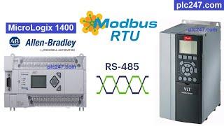 MicroLogix 1400 "Modbus RTU" Danfoss FC302 Tutorial