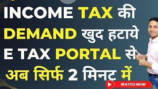 Remove Income tax Demand form E Filing Portal Response to Outstanding Demand Income Tax