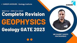 Complete Revision of Geophysics for Geology GATE 2023