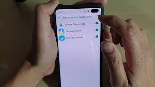 Galaxy S10 / S10+: How to Enable / Disable App Permisions to Body Sensors