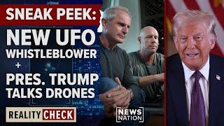 New UAP whistleblower describes 'egg-shaped' object; Trump pledges drone report | Reality Check