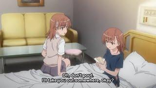 A Certain Scientific Railgun T | Misaka Visits Misaka 10032 At The Hospital