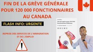 VOUS POUVEZ RÉALISER VOTRE PROJET D'IMMIGRATION AU CANADA  EN 2023 - LA GRÈVE EST FINIE