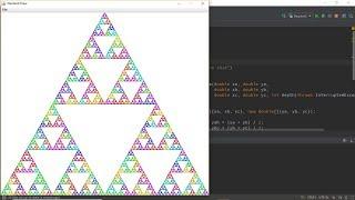 Sierpinski Triangle ~ The beauty of recursion