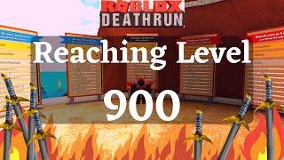 Reaching Level 900 in Roblox Deathrun!