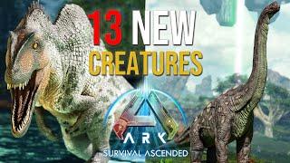 ALL 13 NEW Creatures COMING To ARK: Survival Ascended | FULL SHOWCASE!