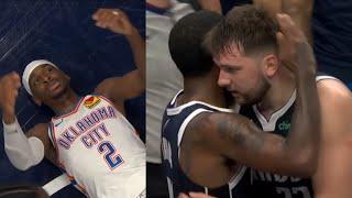 KYRIE IRVING CALMS DOWN LUKA & GOES CLUTCH! THEN SGA MADE LUKA WANNA FIGHT!