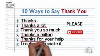 10 Ways to Say THANK YOU by native speaker / videoscribe whiteboard animation