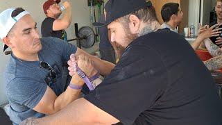 Armwrestling *Secret* Strap Coaching by the Strap Master Jesse Hallock