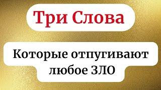 Всего - Три слова. И любое зло пройдёт мимо.