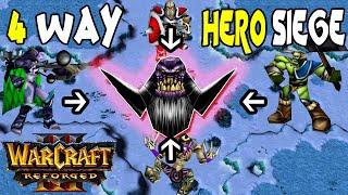 Warcraft 3 | 4 Way Hero Siege