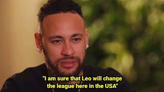 Neymar's reaction to Lionel Messi's transfer to Inter Miami