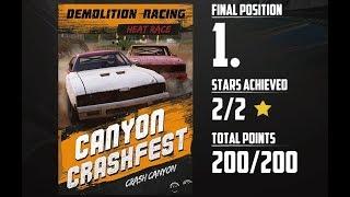 WRECKFEST Walkthrough Gameplay Part 5 - CANYON CRASHFEST