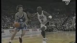 Primer partido de Argentina contra el Dream Team (1992)