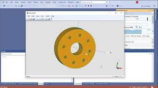 Parametric Design of  Flange in Open Cascade