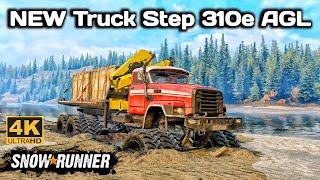 NEW Truck Step 310e AGL In SnowRunner Season 14 #snowrunner #truck #4k