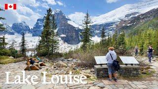 LAKE LOUISE Hiking and Avalanche - Plain of Six Glaciers Trail and Tea House