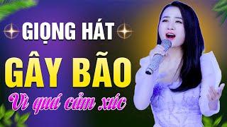 HOÀNG NHƯ QUỲNH || GIỌNG HÁT GÂY BÃO Vì quá cảm xúc | Điệu Ví Dặm Là Em