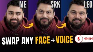 Swap Face & Voice with ANY Celebrity (Free AI Deepfake)
