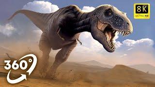 VR 360 Dinosaur Jurassic T-REX Chase ( 360 Dinosaur Park ) | #1