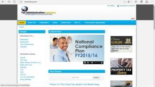 Tax Administration Jamaica Logon Tutorial