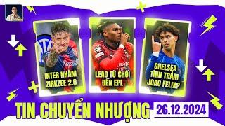 TIN CHUYỂN NHƯỢNG 26/12: Inter nhắm Zirkzee 2.0, Leao từ chối đến EPL, Chelsea tính trảm Joao Felix?