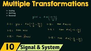 Multiple Transformations of Continuous-Time Signals