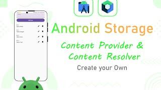 Content Provider in Android with Jetpack Compose | Custom Content Provider | Android Storage Series