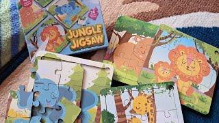 No screentime activities for toddlers #Firstcry Intelliskills jigsa puzzle @Honestreviewer_English