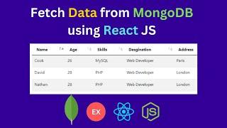 Fetch Data from Mongo DB and Show it to React using Node JS