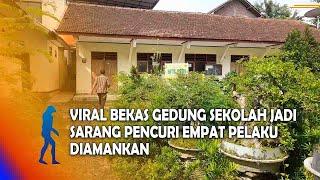 PONOROGO Viral Bekas Gedung Sekolah Jadi Sarang Pencuri Empat Pelaku Diamankan Petugas