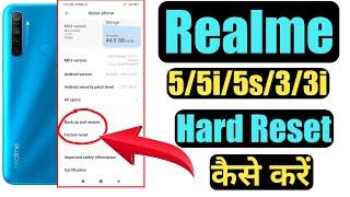 Hard Reset Realme 5i kare | bagaimana cara mereset realme 5i saya | realme 5,5i,5s,3,3s kaise kare