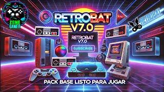 RETROBATPACK BASE V7.0El Sistema De Emulacion DefinitivoIncluye Emulador de PS4Todo Configurado