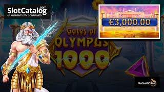 Epic win. Gates of Olympus 1000 slot from Pragmatic Play