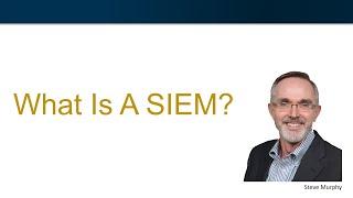 What is a SIEM (Security Information and Event Management)?