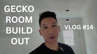 Gecko Room Build | Vlog #14 of Zero's Geckos