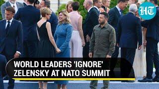 Zelensky 'Ignored' By World Leaders, Wife At NATO Summit? Images Go Viral, Netizens React