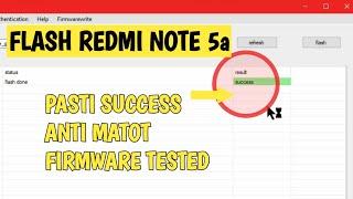 How to flash redmi note 5a Firmware tested | Cara flash redmi note 5a Firmware tested