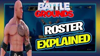 Full Roster Explained: Character Ratings & Attire WWE 2K Battlegrounds