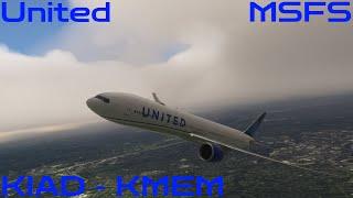 MSFS | PMDG 777 | KIAD - KMEM | United OPS | #msfs2020 #aviation #livestream