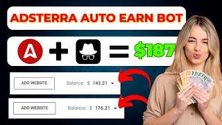 Adsterra Auto Earning Bot Software | Adsterra High CPM Bot | Adsterra Loading Method |