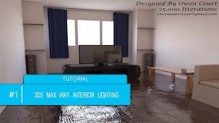 3ds max iray tutorial Interior Lighting